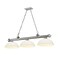 Z-Lite Cordon 3 Light Billiard, Brushed Nickel & Matte Opal 2306-3BN-DMO14 - alternate 1